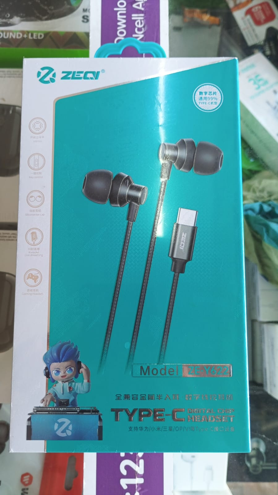 ZE-Y622 Type-C Wired In-Ear Headset.