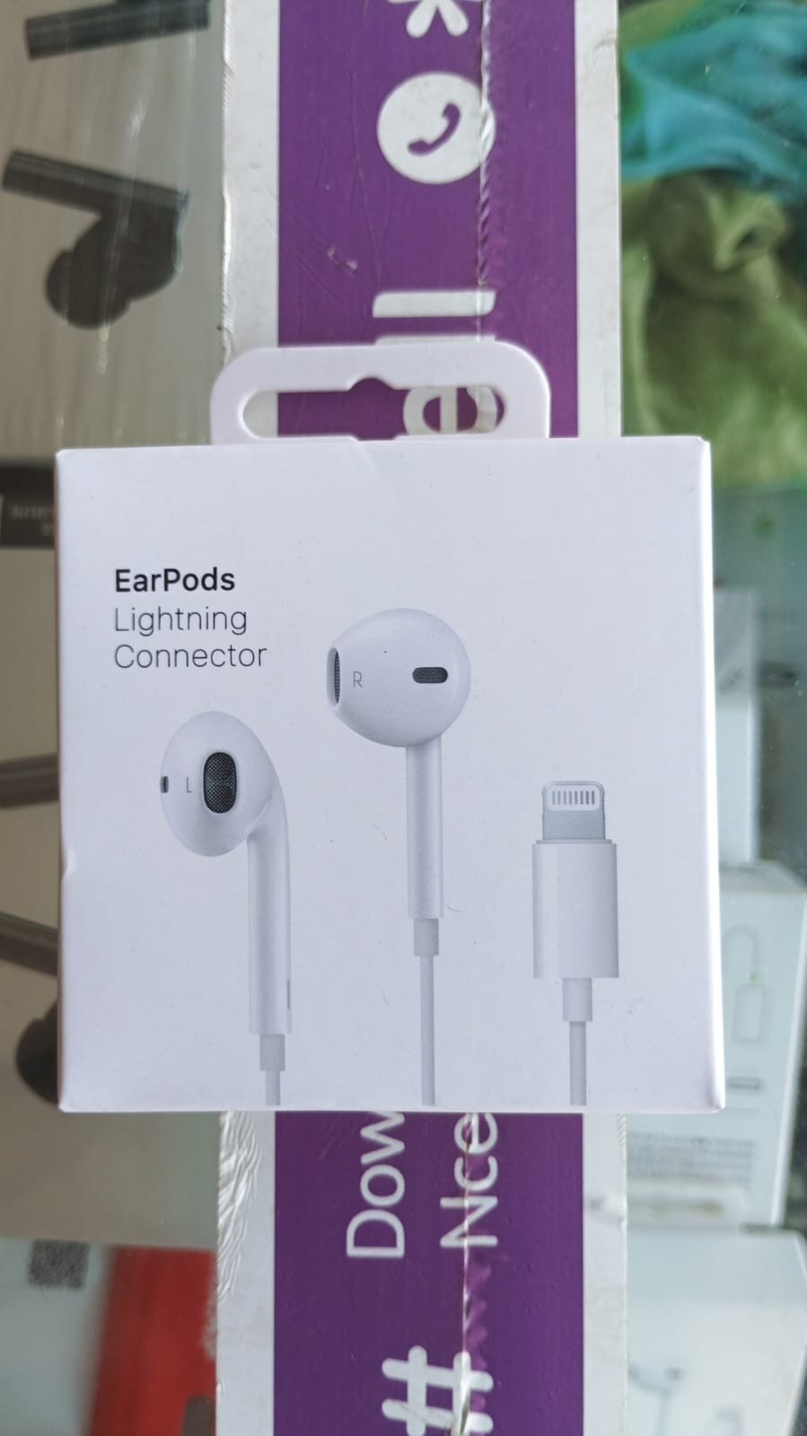 Apple EarPods with Lightning Connector.