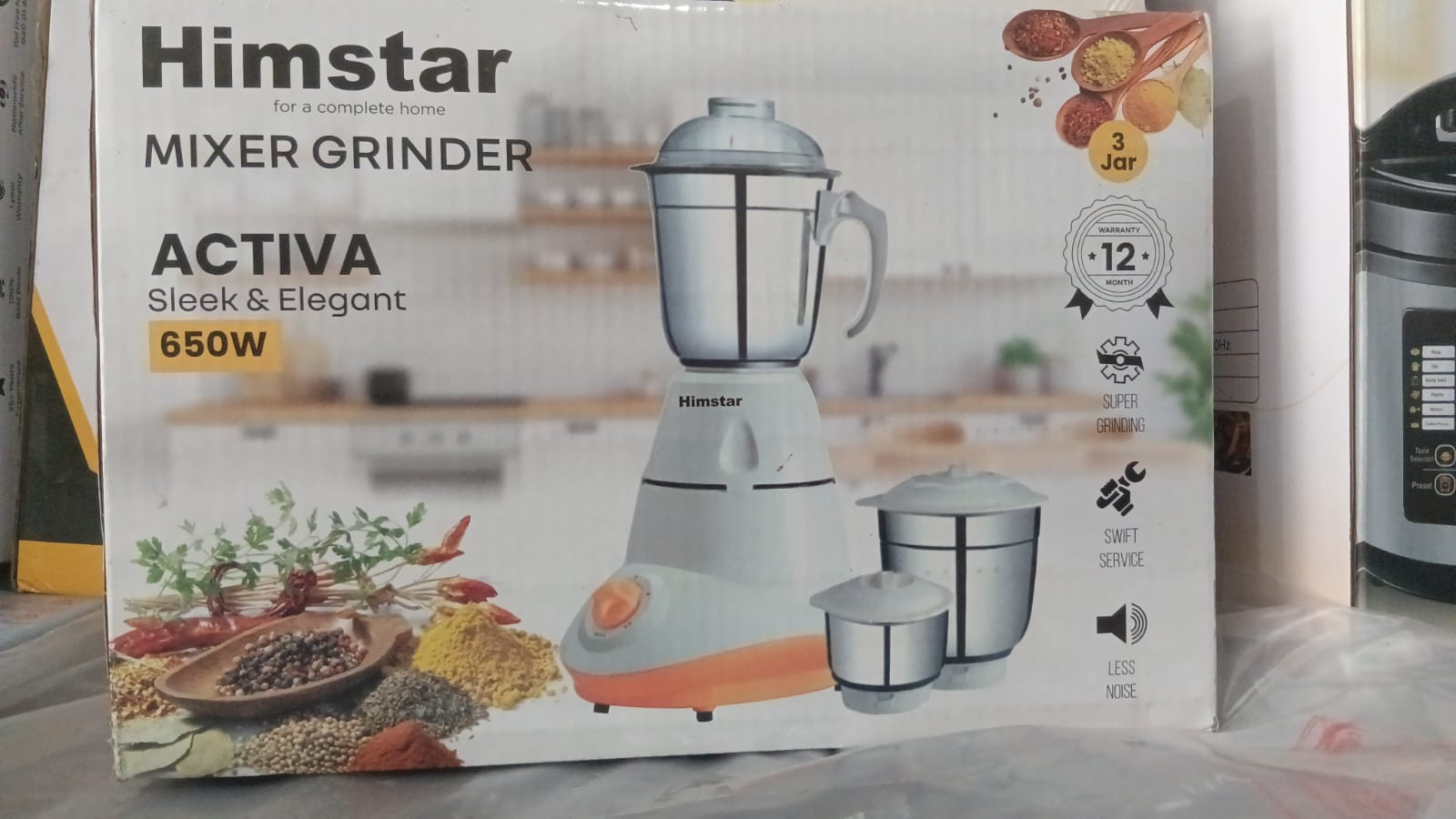Himstar Mixer Grinder - 3 Jar 650 Watt