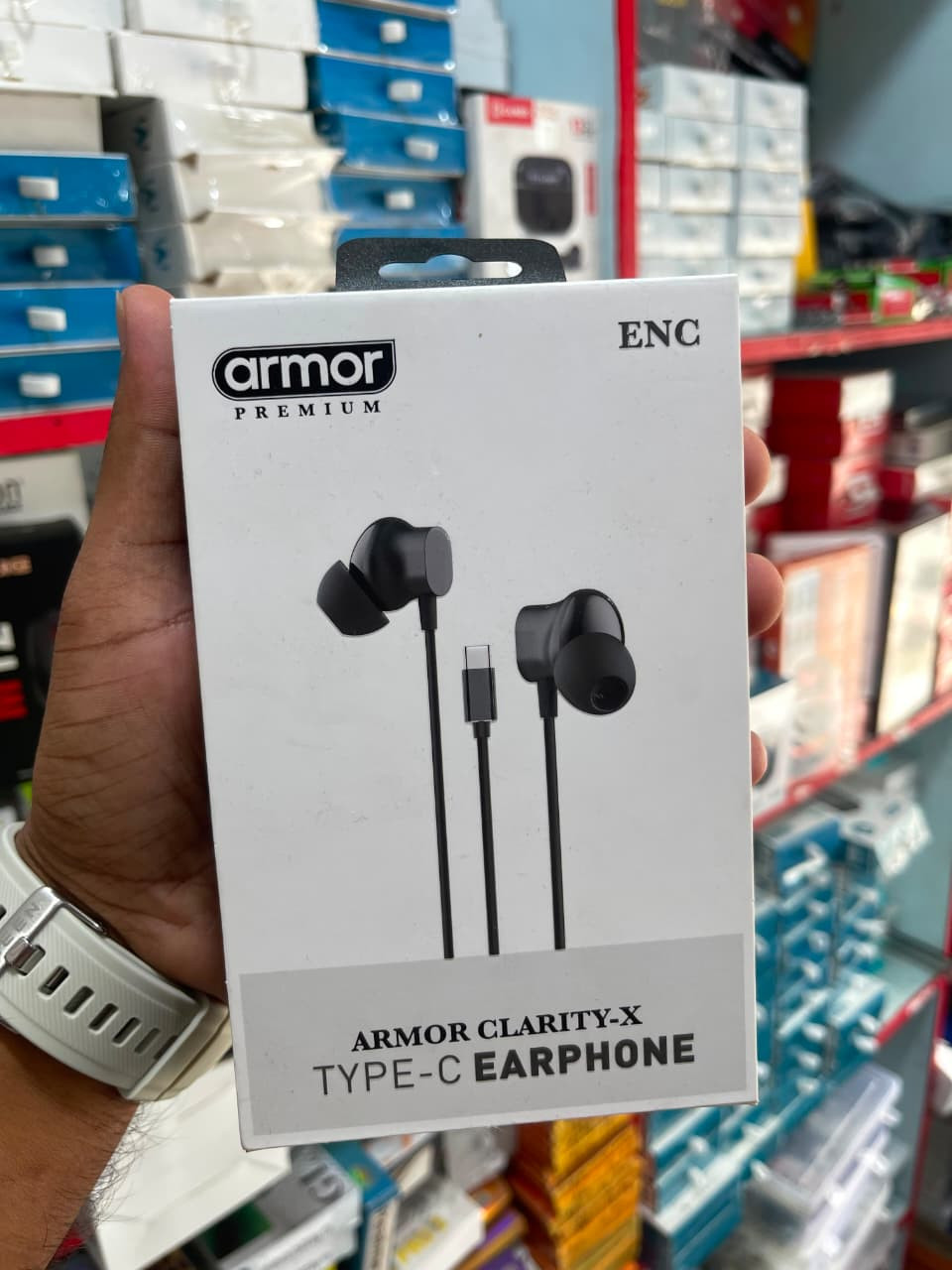 Armor AR07C Pro Type-C Wired Earphones With Powerful Bass And HD Clear Calling