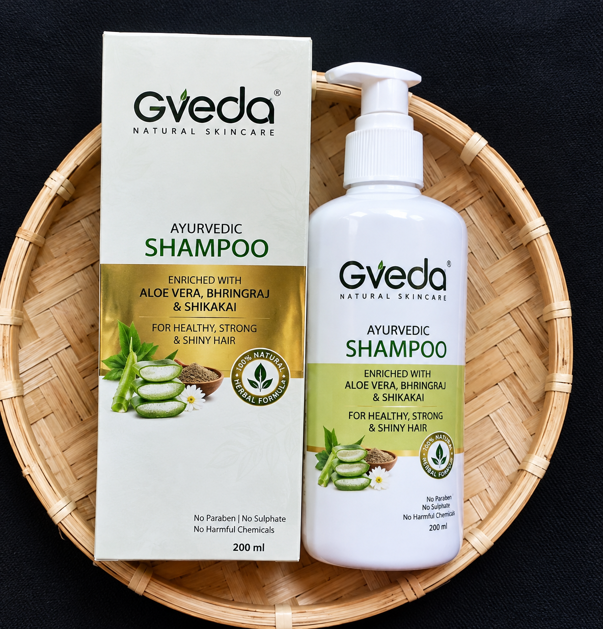 GVEDA Keratin Shampoo – Nourishing & Smoothing Hair Cleanser