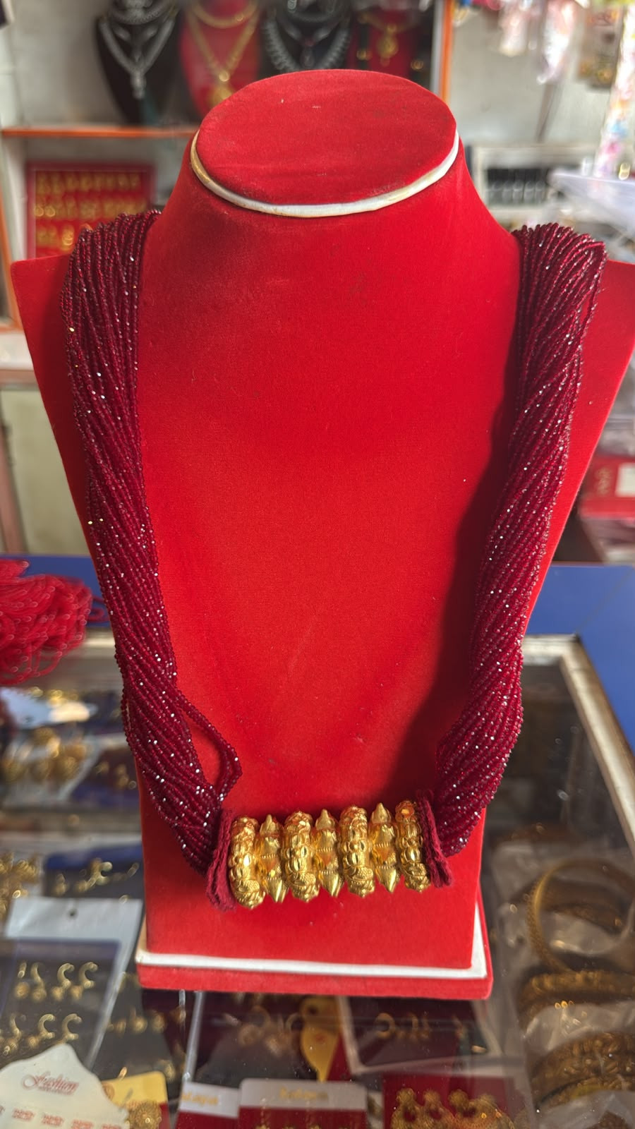 Maili Tilhari in Red Colour with Superb Finishing.
