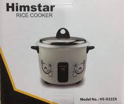Himstar 2.2L Rice Cooker HK-22DZXRG/XE | 900W High Power | Non-Stick Aluminum Inner Pot | Auto Keep Warm Function | Cook & Warm Modes | Large Family Size | With Steamer Basket | Easy Cleaning | Energy