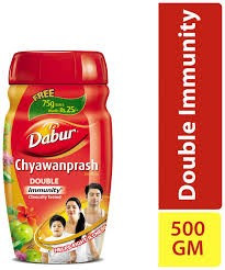 Dabur Chyawanprash, a traditional Ayurvedic herbal tonic.