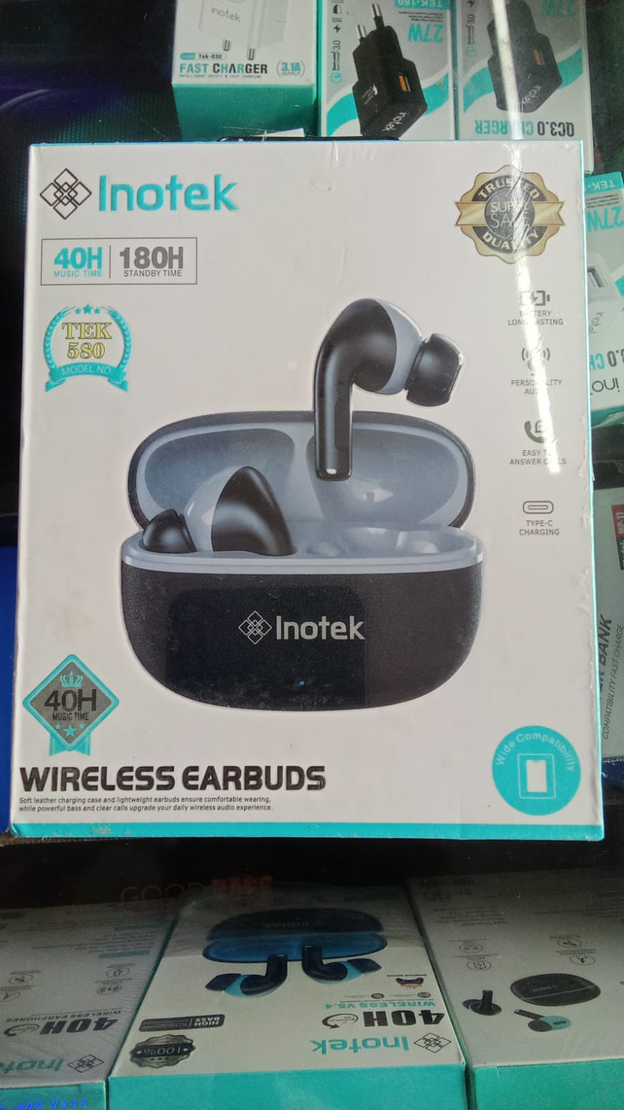 Inotek TEK 580 Wireless Earbuds.