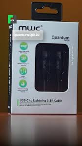 MWC Quantum QCL20 USB-C to Lightning Cable