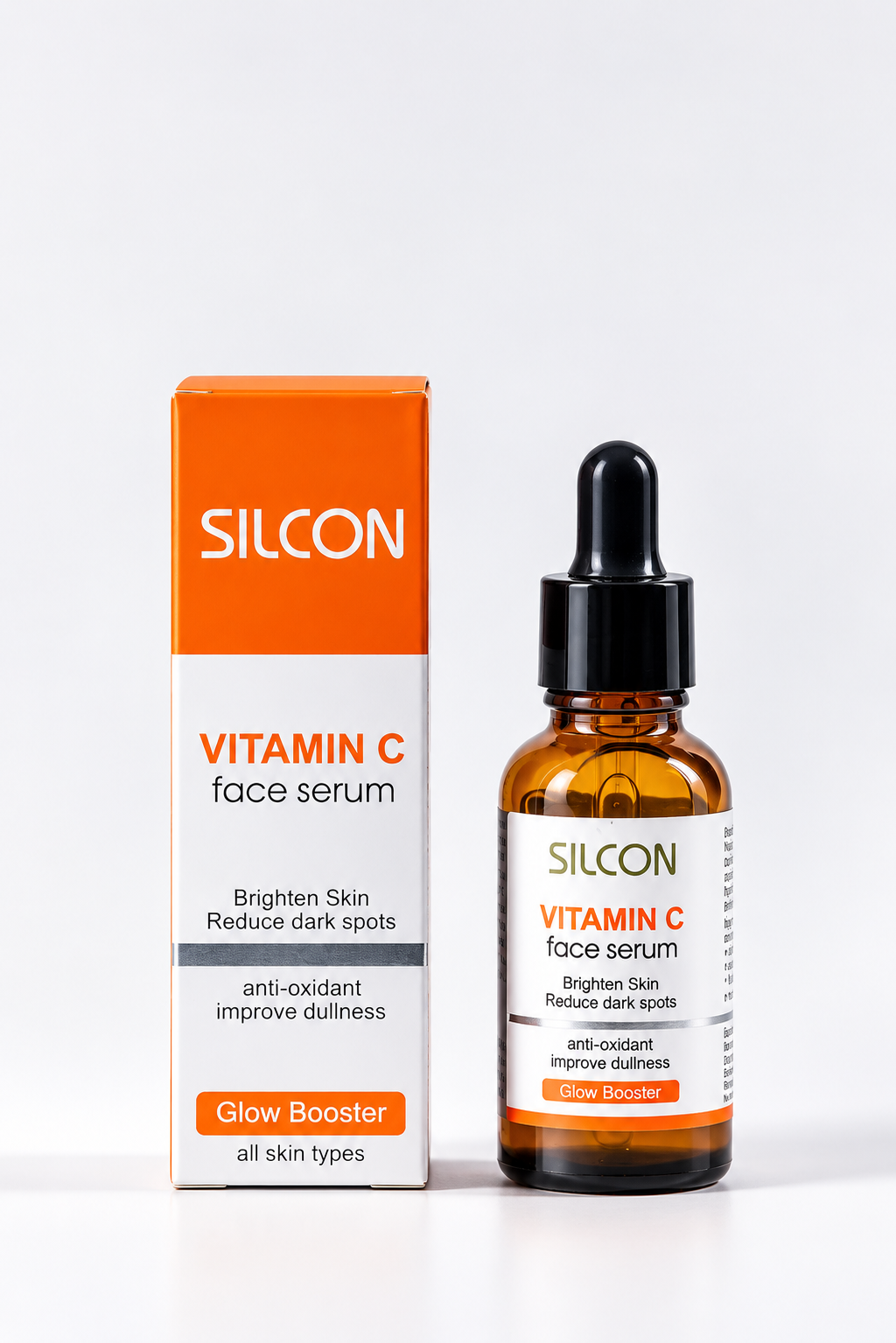 SILCON Vitamin C Face Serum – Brightening & Hydrating Facial Serum