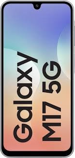 Samsung Galaxy M17 5G (Moonlight Silver, 6GB RAM, 128GB Storage)| Circle to Search| Gemini Live| 50MP OIS Triple Camera| IP54 Rating| Gorilla Glass Victus| AI| 6 Gen of OS Upgrades| Without Charger