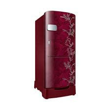 SAMSUNG RR20C2Z226R/IM 192 Litres Single Door Refrigerator with Stylish Grande Design (Flower Pattern Red)