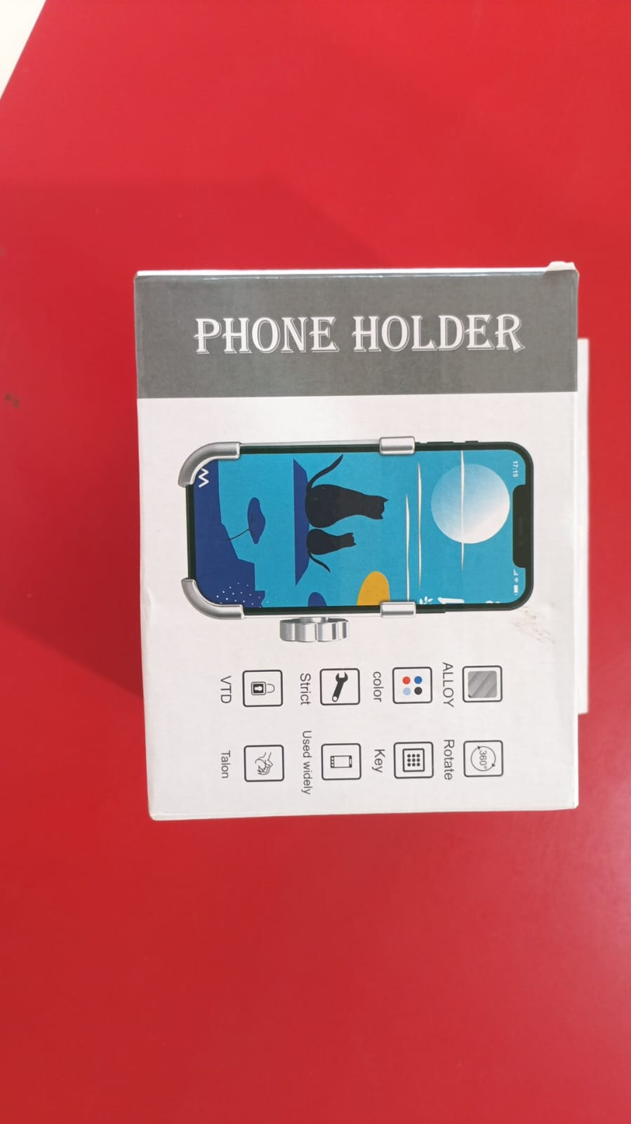 Universal Phone Holder (Alloy, 360° Rotate)