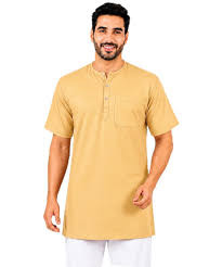 short-sleeve short kurta