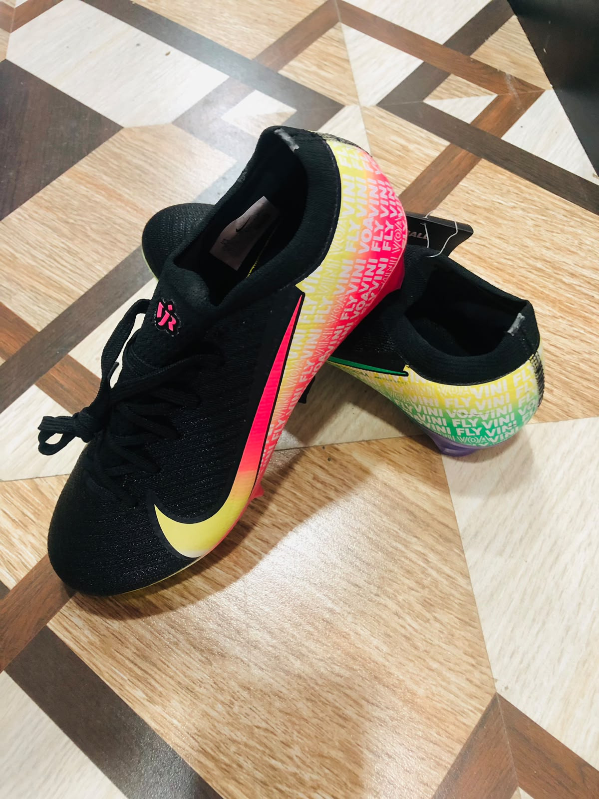 signature football boot.