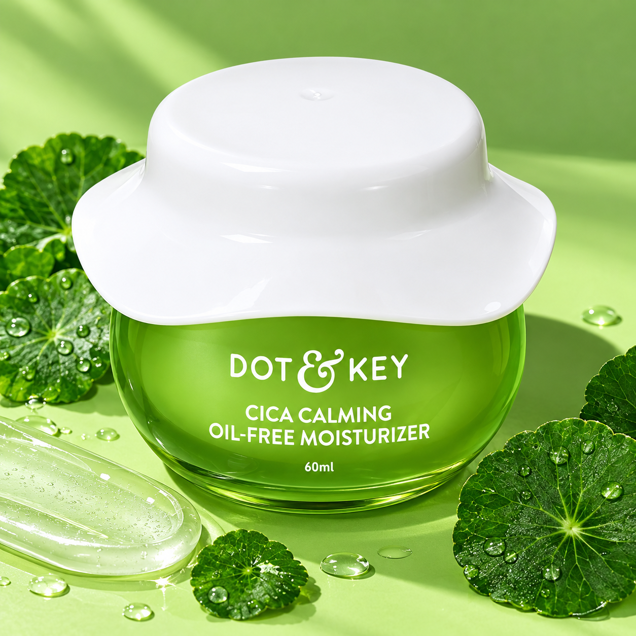 Dot & Key Cica Calming Oil-Free Moisturizer – Lightweight Hydrating Face Moisturizer