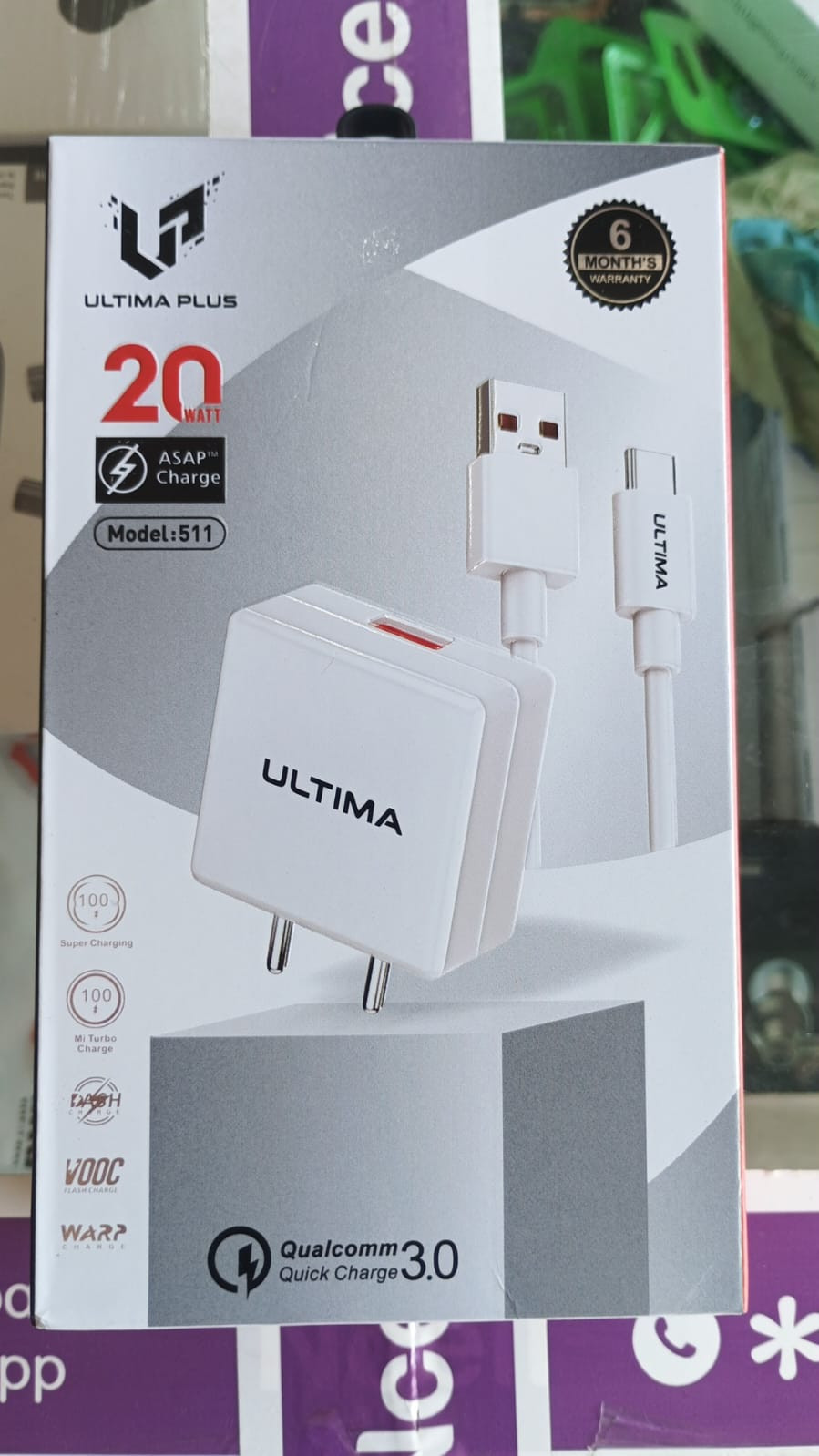 Ultima Plus 20W Fast Charging Adapter